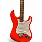 Used Squier Sonic Stratocaster Orange Solid Body Electric Guitar