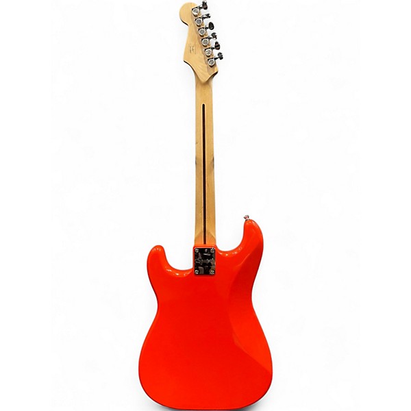 Used Squier Sonic Stratocaster Orange Solid Body Electric Guitar