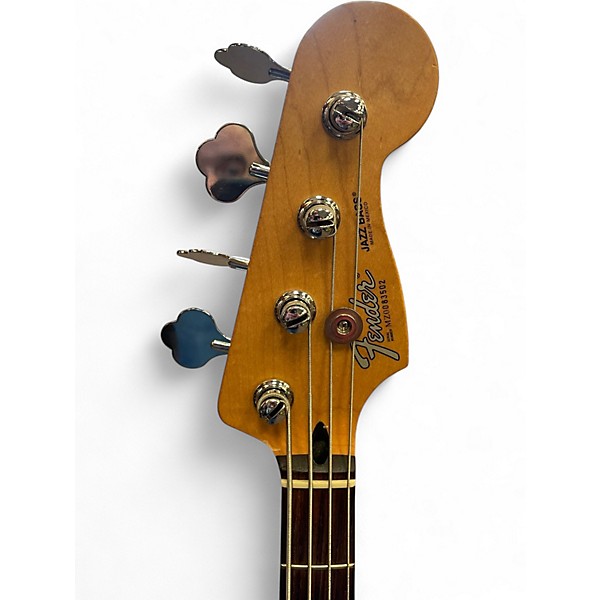 Used Fender Jazz Bass Black Electric Bass Guitar