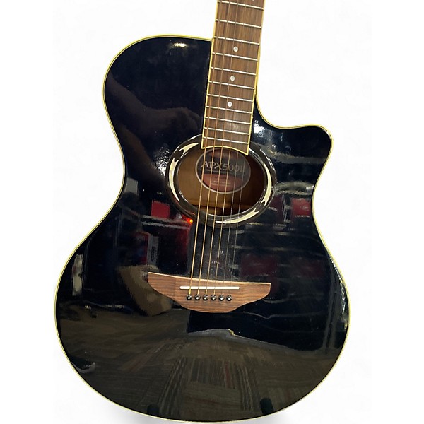 Used Yamaha APX500II Black Acoustic Electric Guitar
