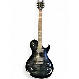 Used Schecter Guitar Research Damien Elite Solo Trans Black Solid Body Electric Guitar