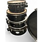 Used Pearl 5 Piece Rhythm Traveler Compact Black Drum Kit Black Drum Kit