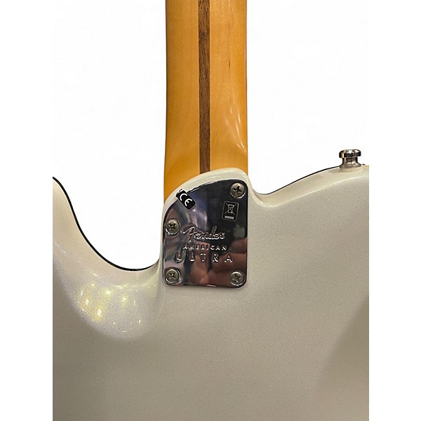 Used Fender American Ultra Telecaster Arctic White Solid Body Electric Guitar
