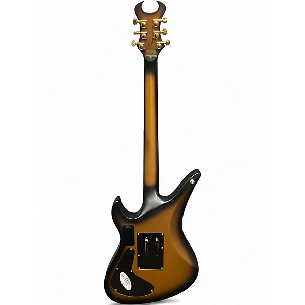 Used Schecter Guitar Research Synyster Gates Signature Custom S Gold Solid Body Electric Guitar