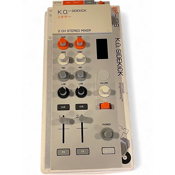 Used teenage engineering K.O. SIDEKICK EP-136 Digital Mixer