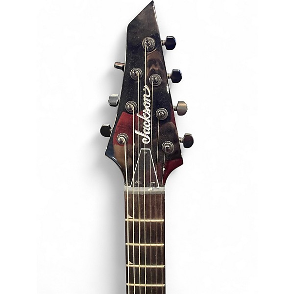 Used Jackson JS22-7 Dinky 7 String Black Solid Body Electric Guitar