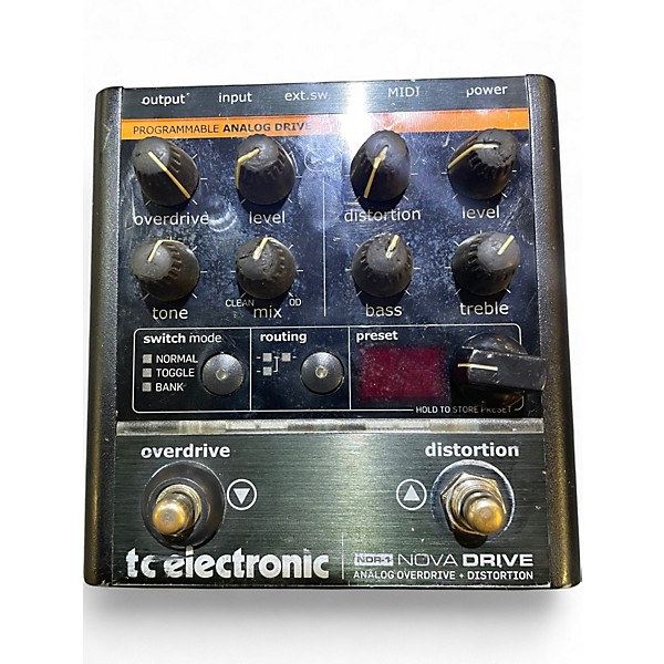 Used TC Electronic NDR1 Nova Drive Effect Pedal