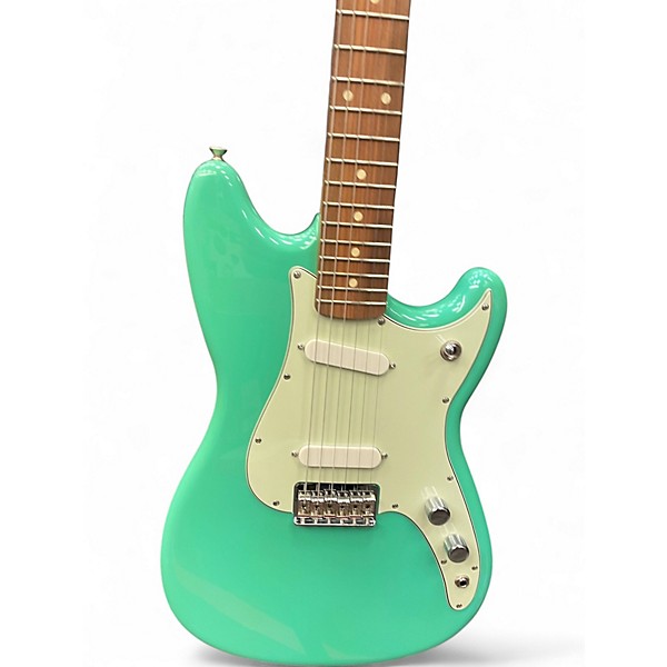 Used Fender PLAYER DUO SONIC Seafoam Green Solid Body Electric Guitar