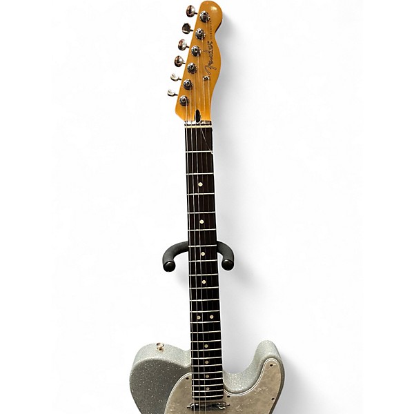 Used Fender Player 2 75th Anniversary Telecaster Silver Sparkle Solid Body Electric Guitar