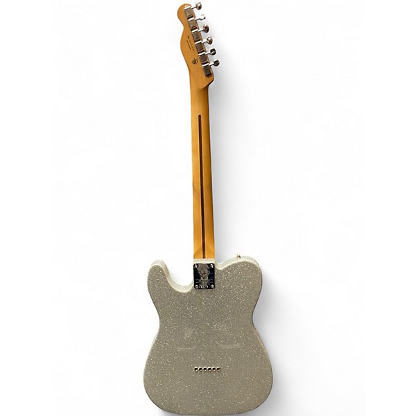 Used Fender Player 2 75th Anniversary Telecaster Silver Sparkle Solid Body Electric Guitar