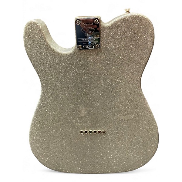 Used Fender Player 2 75th Anniversary Telecaster Silver Sparkle Solid Body Electric Guitar
