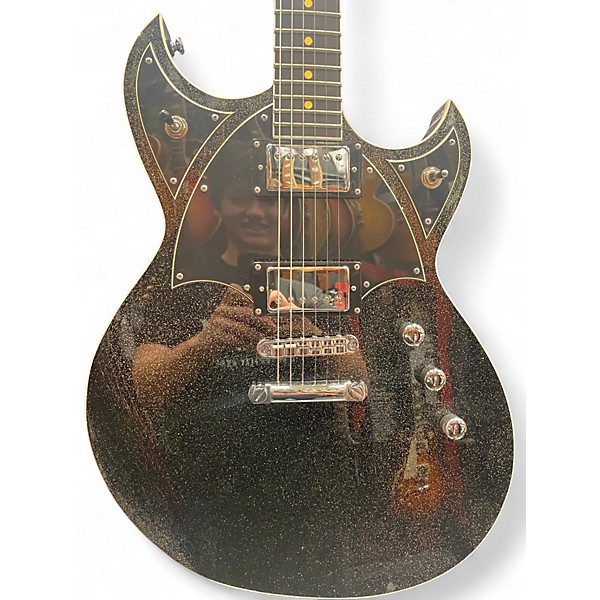 Used Reverend REEVES GABRELS SPACEHAWK Black Solid Body Electric Guitar