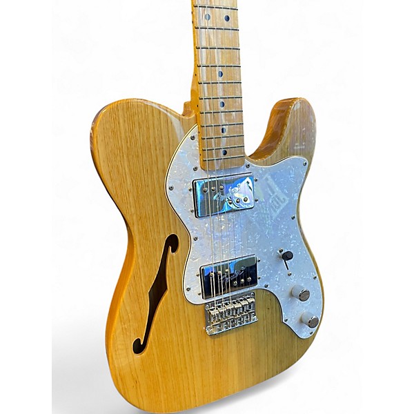 Used Squier Classic Vibe Telecaster Thinline Natural Hollow Body Electric Guitar