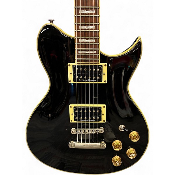 Used Washburn WI-66PRO Black Solid Body Electric Guitar