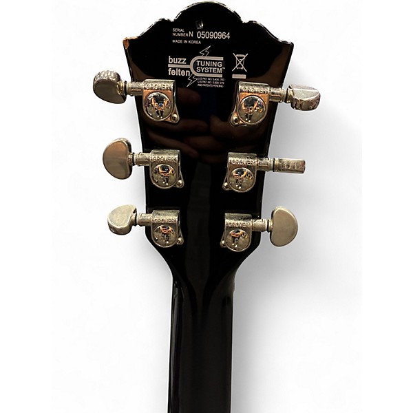Used Washburn WI-66PRO Black Solid Body Electric Guitar