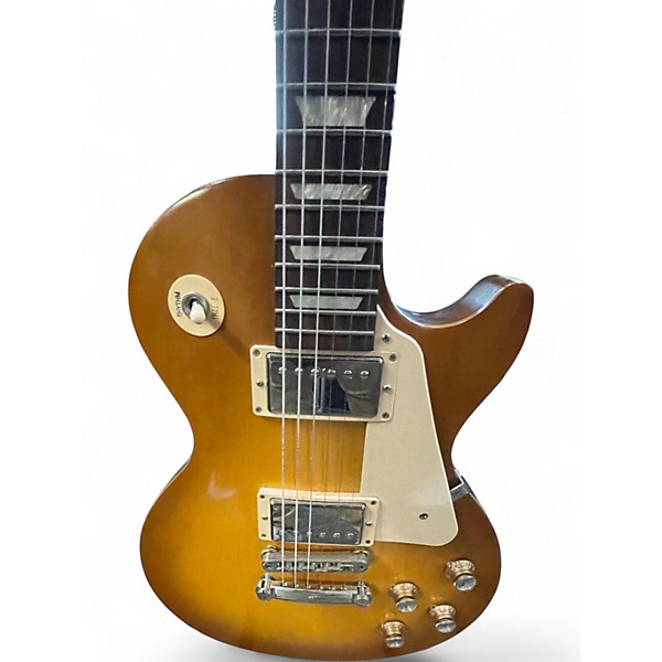 Used Gibson Les Paul Tribute 2 Tone Sunburst Solid Body Electric Guitar