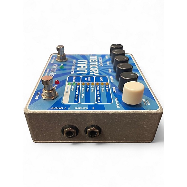 Used Electro-Harmonix Stereo Memory Man Hazarai Looper Effect Pedal