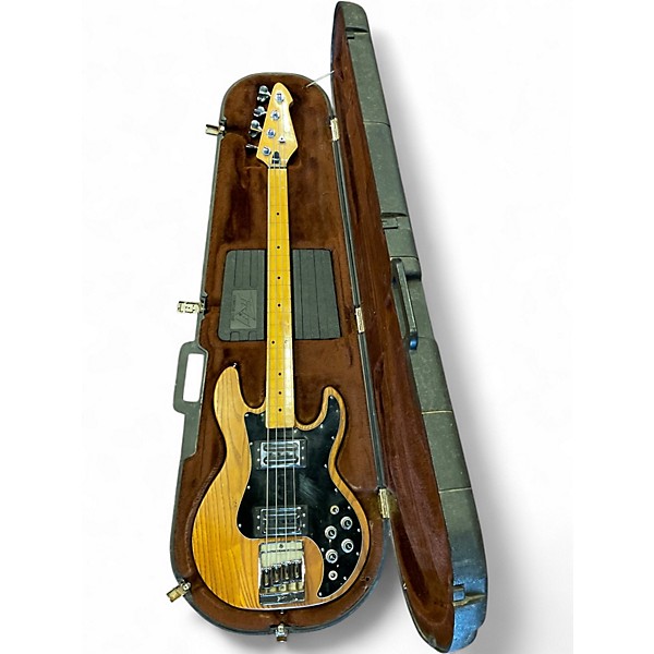 Used 1980s Peavey T40 Fretless Natural Electric Bass Guitar