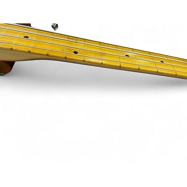 Used 1980s Peavey T40 Fretless Natural Electric Bass Guitar