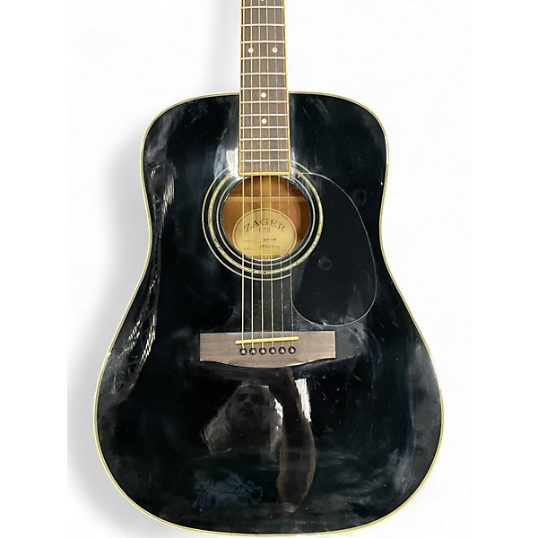 Used Zager ZAD-50BK Black Acoustic Guitar