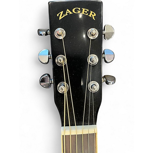 Used Zager ZAD-50BK Black Acoustic Guitar