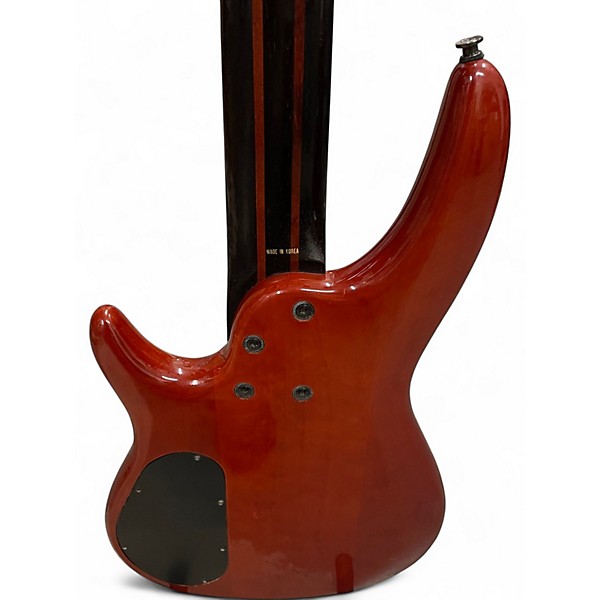Used Samick Custom Bass 2 Color Sunburst Electric Bass Guitar