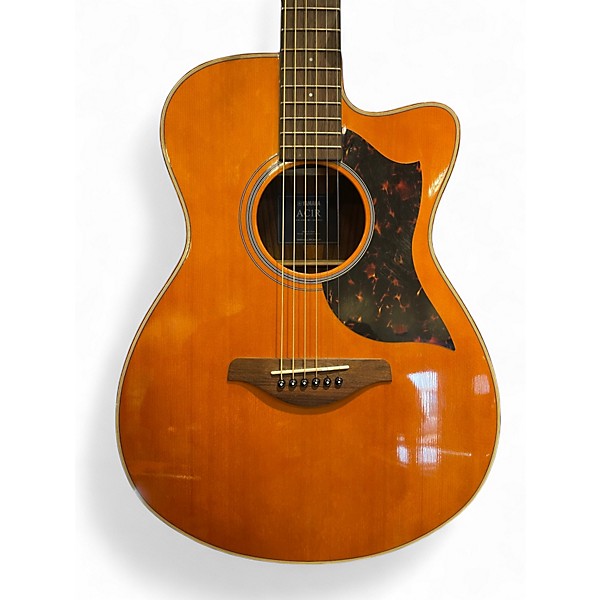 Used Yamaha AC1R Vintage Natural Acoustic Electric Guitar