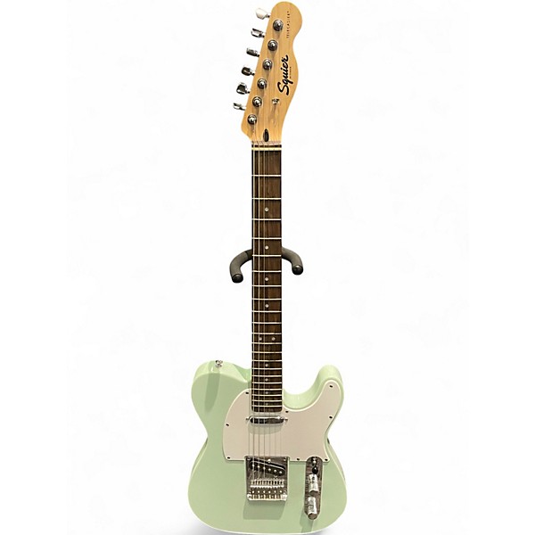 Used Squier Sonic Telecaster Surf Green Solid Body Electric Guitar