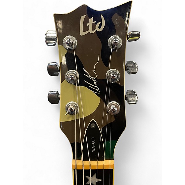 Used ESP LTD WA600 Will Adler Signature Camo Solid Body Electric Guitar