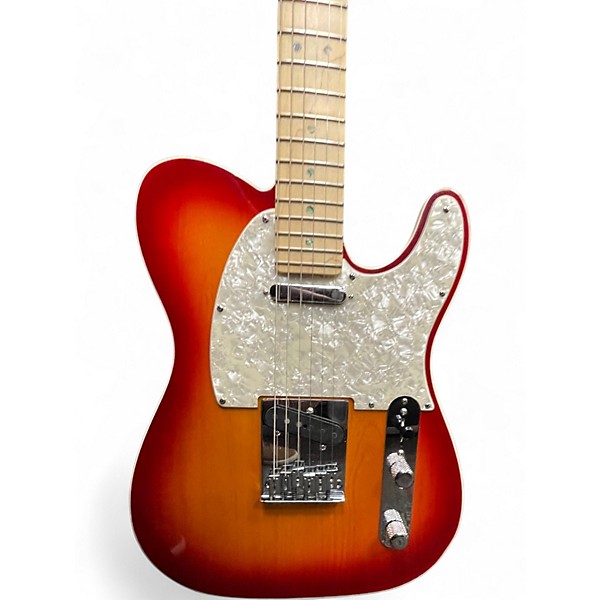 Used 2006 Fender American Deluxe Telecaster Cherry Sunburst Solid Body Electric Guitar