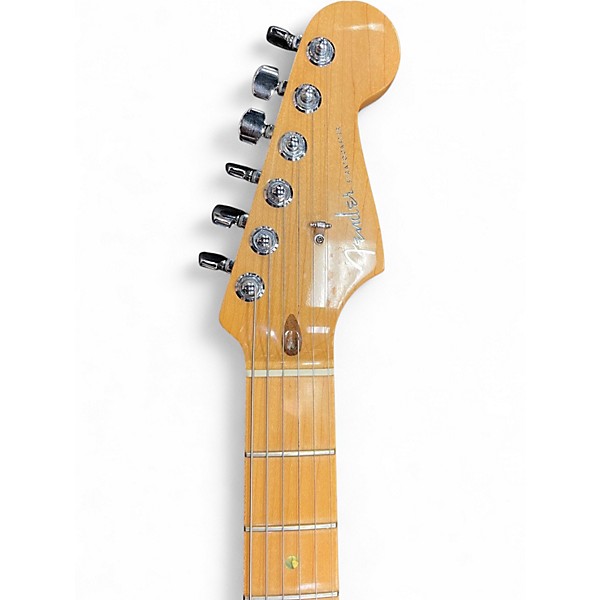 Used Fender American Deluxe Stratocaster V Neck 2 Color Sunburst Solid Body Electric Guitar