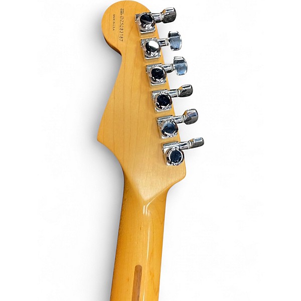 Used Fender American Deluxe Stratocaster V Neck 2 Color Sunburst Solid Body Electric Guitar