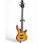 Used Alvarez Double Cut Orange Electric Bass Guitar thumbnail
