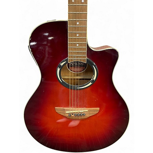 Used Yamaha APX500 Cherry Sunburst Acoustic Electric Guitar