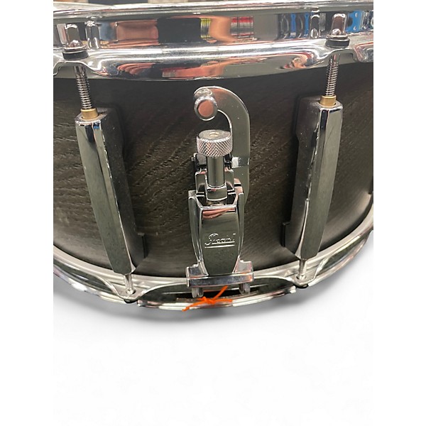 Used Pearl 14X8 Session Studio select Snare Satin Black Drum