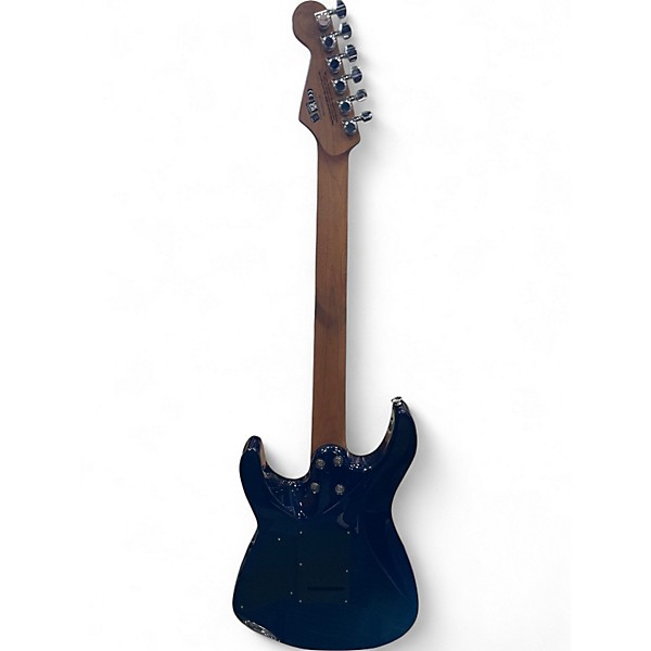 Used Charvel PRO MOD DK24 HH 2PT CM QM Ocean Blue Burst Solid Body Electric Guitar