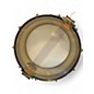 Used Pearl 14X6.5 B-914D Free-Floating Brass Snare Natural Drum