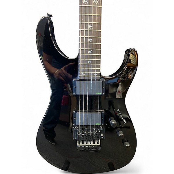 Used ESP KH602 Kirk Hammett Signature Black Solid Body Electric Guitar
