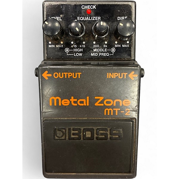 Used BOSS MT2 Metal Zone Distortion Effect Pedal