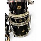 Used Ludwig 6 Piece Element Black Drum Kit