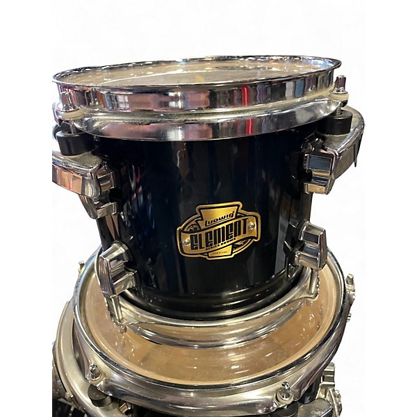 Used Ludwig 6 Piece Element Black Drum Kit