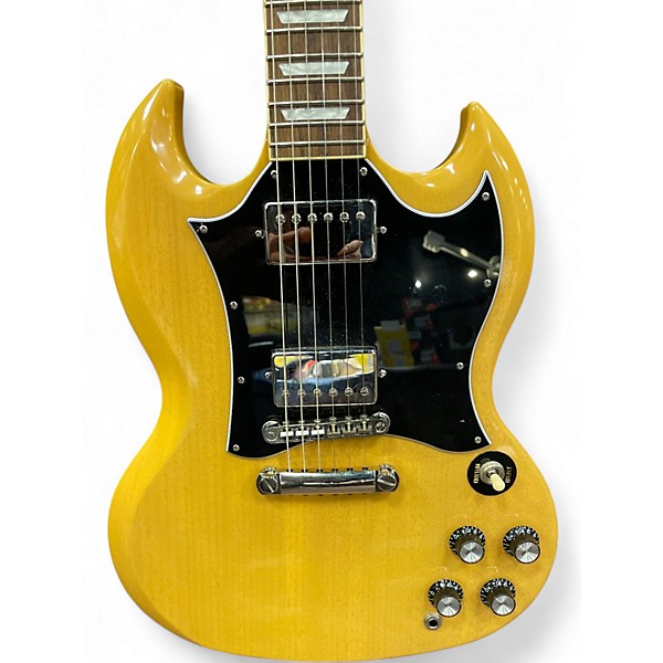 Used Epiphone SG Standard TV Yellow Solid Body Electric Guitar