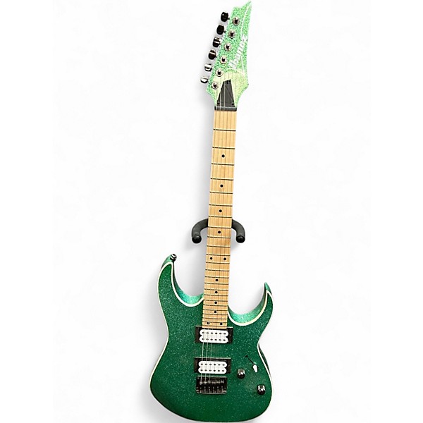 Used Ibanez RG421MSP Green Solid Body Electric Guitar