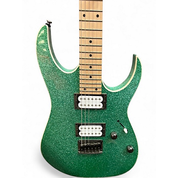Used Ibanez RG421MSP Green Solid Body Electric Guitar