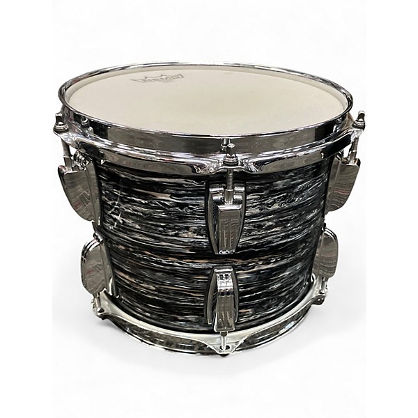 Used Ludwig 4 Piece classic maple fab Silver Oyster Pearl Drum Kit