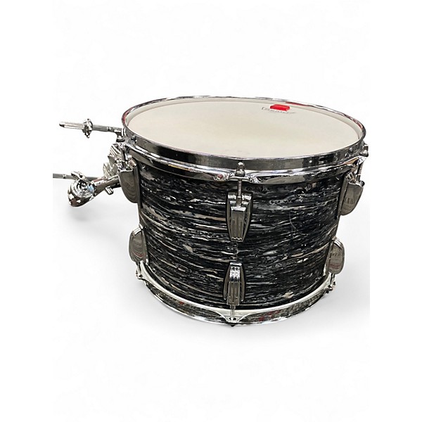 Used Ludwig 4 Piece classic maple fab Silver Oyster Pearl Drum Kit