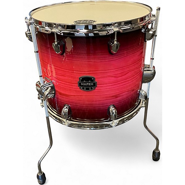 Used Mapex 5 Piece STUDIOEASE 5 PIECE Dark Cherry Burst Drum Kit