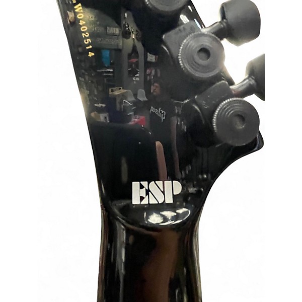 Used ESP LTD DV8R Dave Mustaine Signature Black Solid Body Electric Guitar