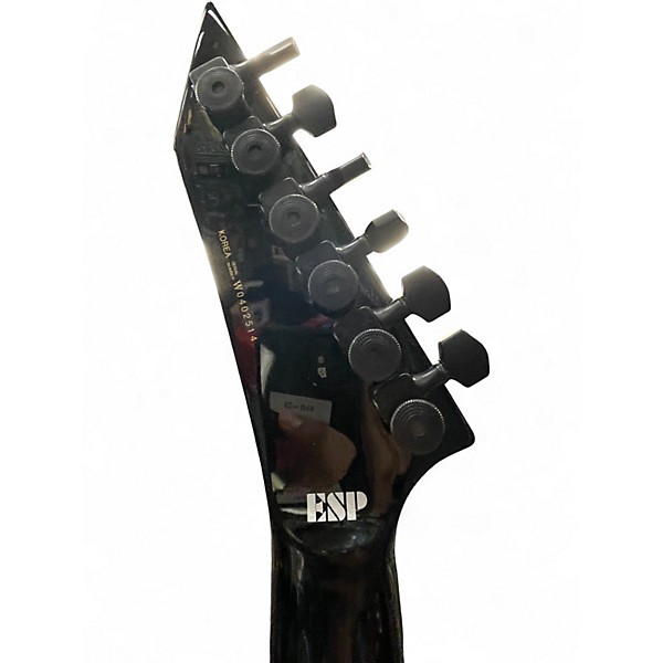 Used ESP LTD DV8R Dave Mustaine Signature Black Solid Body Electric Guitar