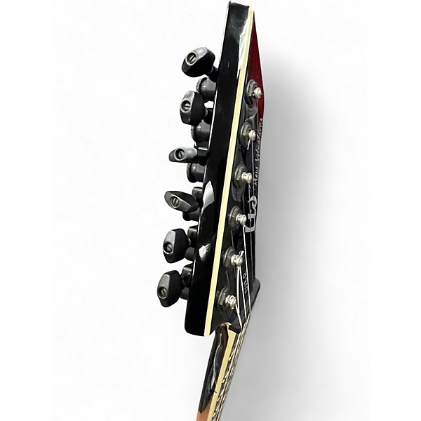 Used ESP LTD DV8R Dave Mustaine Signature Black Solid Body Electric Guitar